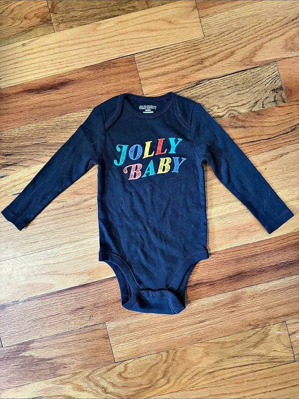 NWOT Old Navy Jolly Baby Bodysuit in Blue Size 12-18M